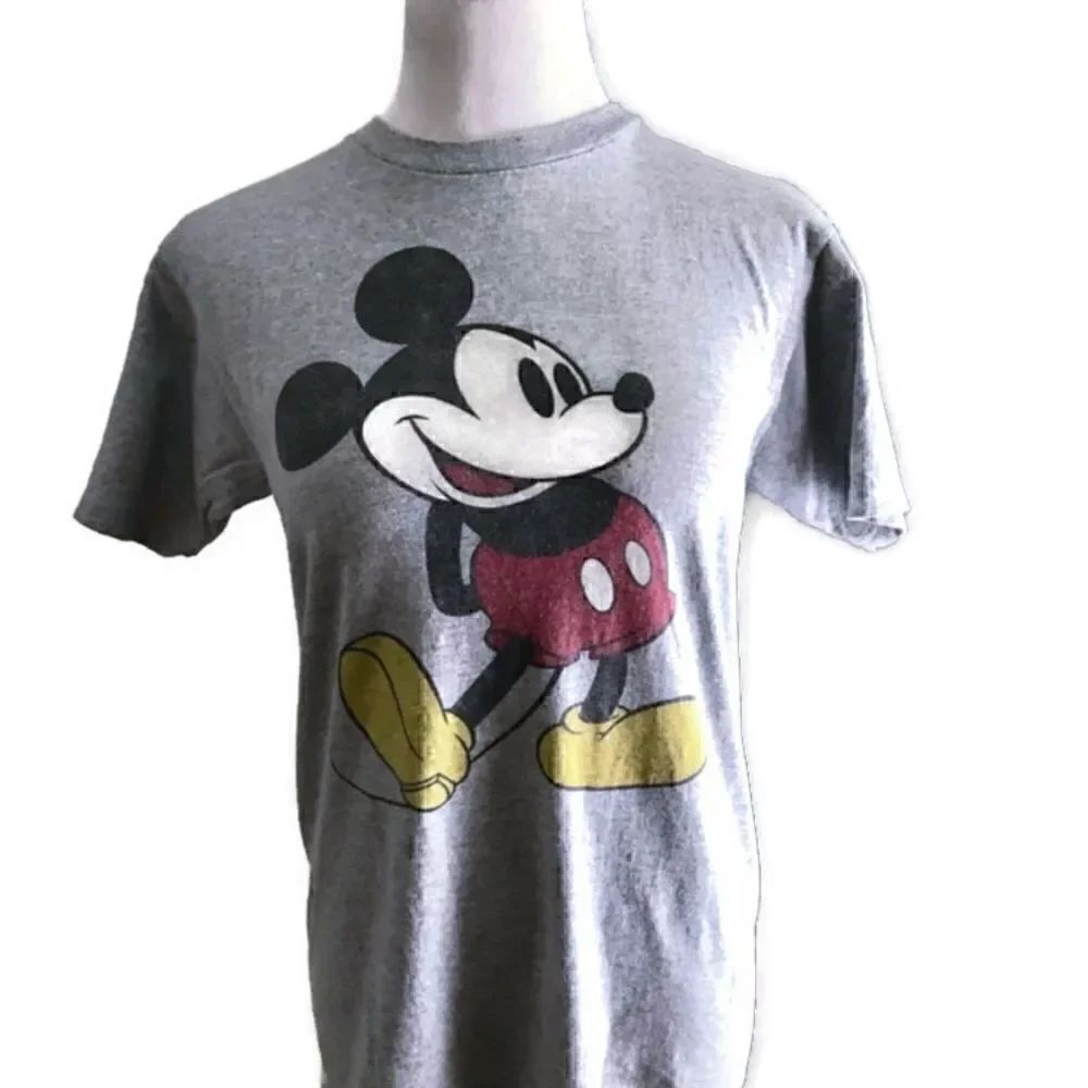 Mickey Mouse Gray Short Sleeve T-Shirt Sz S